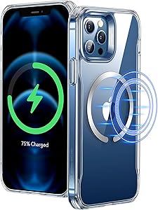 ESR Funda para iPhone 12 Pro MAX, Magnética Carcasa Compatible con MagSafe, HD