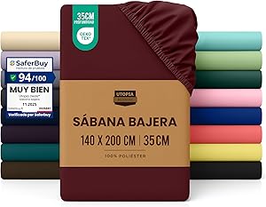 5 Razones para elegir Utopia Bedding Sabana Bajera 140x200 | ¡Chollo -5%!