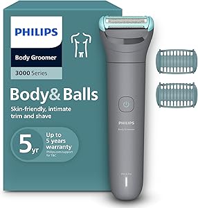 Philips Afeitadora Corporal series 3000 - Depiladora Masculina con sistema de