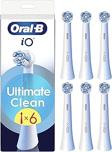 Oral-B Series iO Ultimate Clean Cabezales De Recambio Originales, Pack de 6