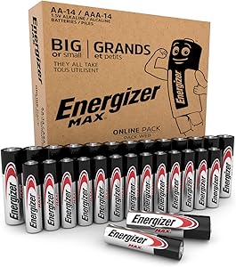 Energizer MAX - Pilas AA + AAA - 14AA y 14AAA Unidades - 1,5V Baterías