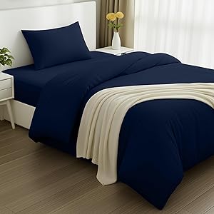 Utopia Bedding - Funda nordica Cama 90, Sabana Bajera 90x190 y Funda Almohada -
