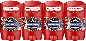 Old Spice Night Panther Desodorante En Barra Para Hombres 4x50ml, Fresco 24