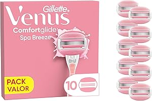 Gillette Venus Comfortglide Spa Breeze, Recambios Para Maquinilla De Mujer,