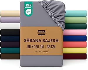 5 Razones para elegir Utopia Sabana Bajera 90x190 Gris | ¡Chollo -10% 4 5 Razones para elegir Utopia Sabana Bajera 90x190 Gris | ¡Chollo -10%