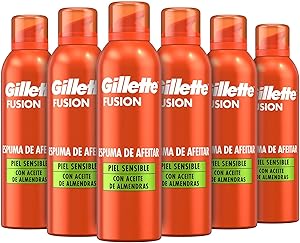 5 Motivos para elegir Gillette Fusion Espuma Almendras | Chollo 25.22€