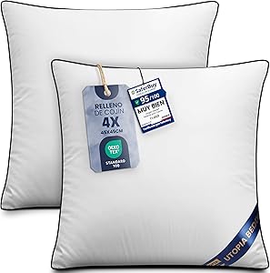 La guía ULTIMATE de Utopia Bedding cojín decorativo | ¡Chollo -34% 13.89€!