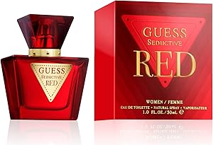 GUESS Seductive Red, Eau de Toilette para Mujer, Colonia Gourmand, Fragancia