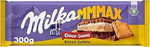 Milka MMMAX Choco Swing Tableta Grande de Chocolate con Leche de los Alpes con