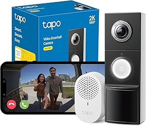 Tapo D235 Timbre Inteligente 2K 5MP | ¡Chollo -31% 89.99€