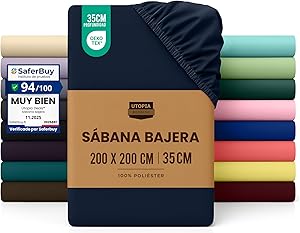 5 Razones para elegir Utopia Bedding Sabana Bajera 200x200 | Chollo -14%
