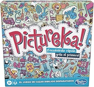 Hasbro Gaming - Juego Pictureka! - de dibujos - de mesa infantil - Divertido
