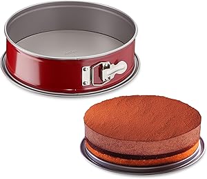 Tefal Delibake J16413 Molde tarta redondo 25 cm, forma redonda desmontable y