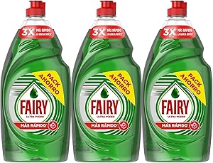 Fairy Ultra Poder Original Líquido Lavavajillas 3x900ML Fórmula Efectiva Que