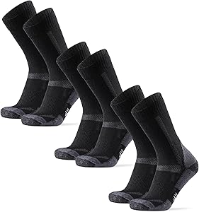 DANISH ENDURANCE Juego de Calcetines para Senderismo de Lana Merino Unisex,