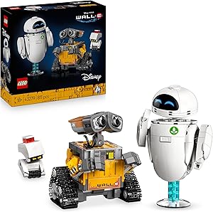 LEGO | Disney Pixar Wall-E y Eve - Kit de Maquetas para Adultos - Robots de