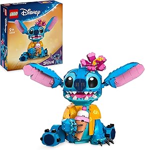 LEGO | Disney Stitch Juguete de Construcción - Figura Articulada para Jugar y