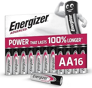 5 Razones para elegir Energizer Advanced Pilas AA 16 uds | Solo 9.39€