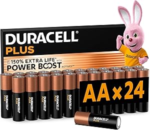 DURACELL Plus Pilas AA – Pilas alcalinas 1,5 V – Hasta un 150 % de duración