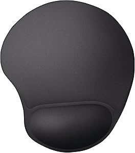 Trust Bigfoot Alfombrilla para Ratón Ergonómica con Reposamuñecas de Gel, Base