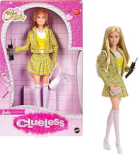 Barbie Signature Clueless Cher Muñeca Coleccionable con Conjunto Amarillo a