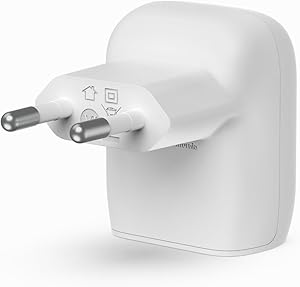 Belkin Cargador de pared rápido USB Tipo C Power Delivery de 20 W,