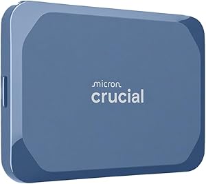 Crucial X10 2TB SSD Externo Portátil, hasta 2100MB/s, USB-C 3.2 Gen2,