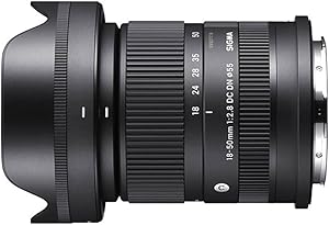 El Sigma Objetivo 18-50mm F2.8 DC DN Contemporary Montura Sony E, nergo al mejor precio: ¡Descuento del 7%! 🎁
