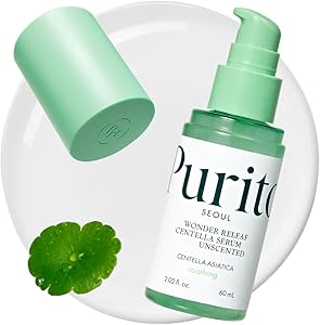 PURITO Centella Unscented Serum, Korean Centella, for All Skin Types, Ampoule,