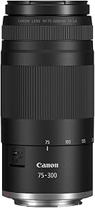 Canon Objetivo RF 75-300mm F4-5.6 | Teleobjetivo Zoom Ligero para Fotografía de