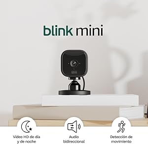 Ahorra 42% en Blink Mini Cámara Interior HD 1080p | 14.99€
