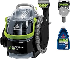 BISSELL 15585 SpotClean Pet Pro Portable, Black/Green, 750 W