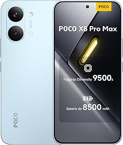 XIAOMI POCO X8 Pro MAX - Smartphone de 12+512GB, Dimensity 9500s, batería de