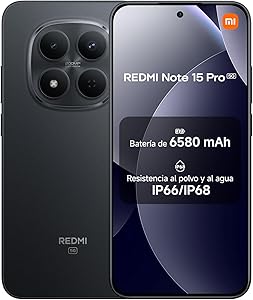 XIAOMI REDMI Note 15 Pro 5G - Smartphone de 8+256GB, Pantalla de 6,83" 1.5K