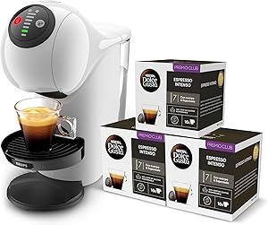 Krups Nescafé Dolce Gusto Genio S, Máquina Compacta de Cápsulas Multibebidas,