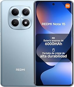 XIAOMI REDMI Note 15 - Smartphone de 8+256GB, Pantalla AMOLED FHD+ de 6,77",