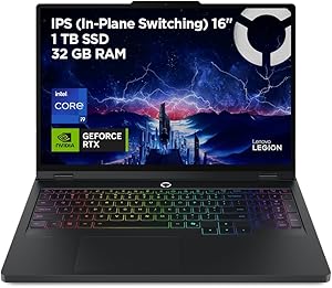 Lenovo Legion Pro 5 Gen10– Portátil Gaming IA 16" WQXGA QWERTY RGB 24 Zonas