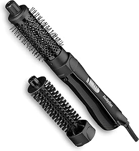 BaByliss Cepillo de Aire Shape & Smooth – Potente Cepillo de aire, Accesorios