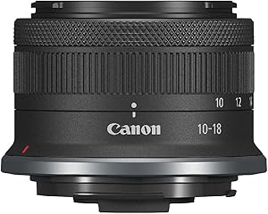 Canon Objetivo RF-S 10-18mm F4.5-6.3 IS STM - Zoom Ultra Gran Angular,