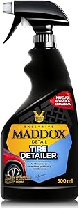 Maddox Detail | Abrillantador de Neumáticos y Plásticos | Restaurador de Gomas