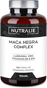 Maca Negra Andina 32.000mg - Potencia 20:1 + Energia con L-Arginina + Zinc + B6