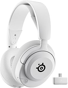 SteelSeries Arctis Nova 5P Blanco Cascos PS5 Inalámbricos - PS5, PC, Switch 2,