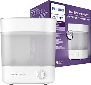 Philips Avent Esterilizador De Botellas Eléctrico A Vapor Para Hasta 6