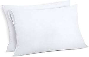 Utopia Bedding Protector de Almohada Impermeable 40x70 cm con Cremallera, Funda