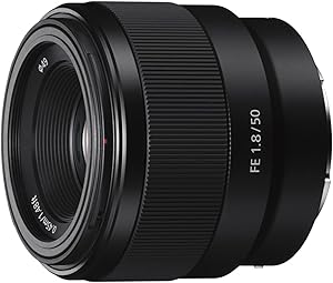 Sony SEL50F18F Lente distancia focal fija 50 mm F1.8 para Full Frame & APS-C,