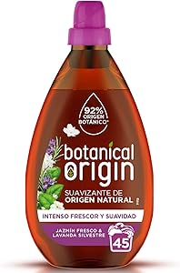 Botanical Origin Suavizante Ecológico para Ropa Fragancia Jazmín Fresco y