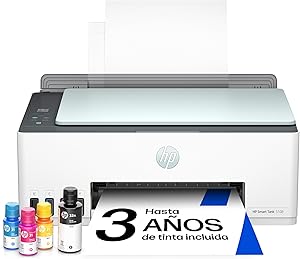 HP Impresora Multifunción Tinta Smart Tank 5108 Wi-Fi, con depósito Recargable,