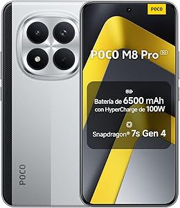 XIAOMI POCO M8 Pro 5G - Smartphone de 8+256GB, Pantalla de 6,83" 1.5K AMOLED,