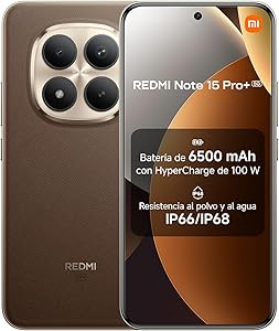 XIAOMI REDMI Note 15 Pro+ 5G - Smartphone de 12+512GB, Pantalla AMOLED 6,83"