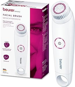 Beurer FC 45 cepillo limpiador facial eléctrico, limpieza profunda para una